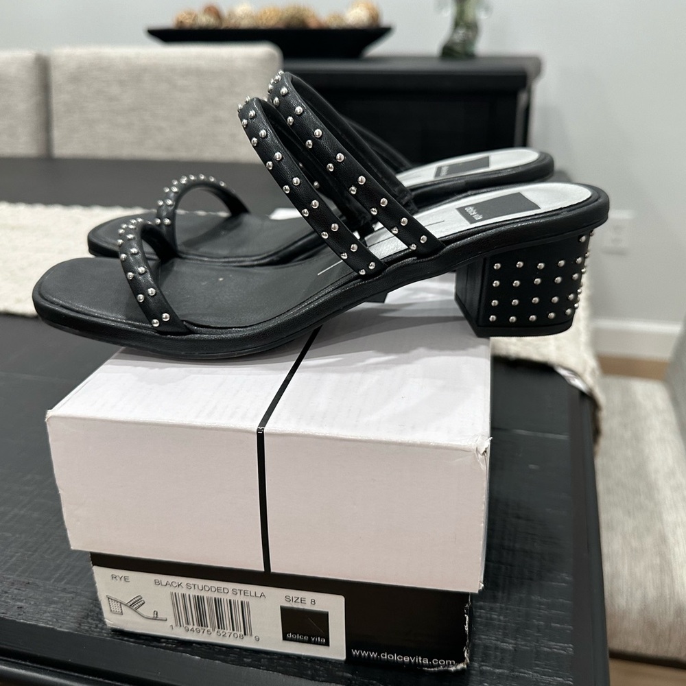 Dolce Vita studded block heeled sandal